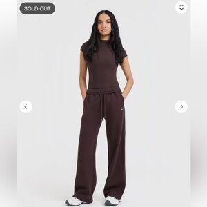 One active Brown Foundations straight leg sweatpants